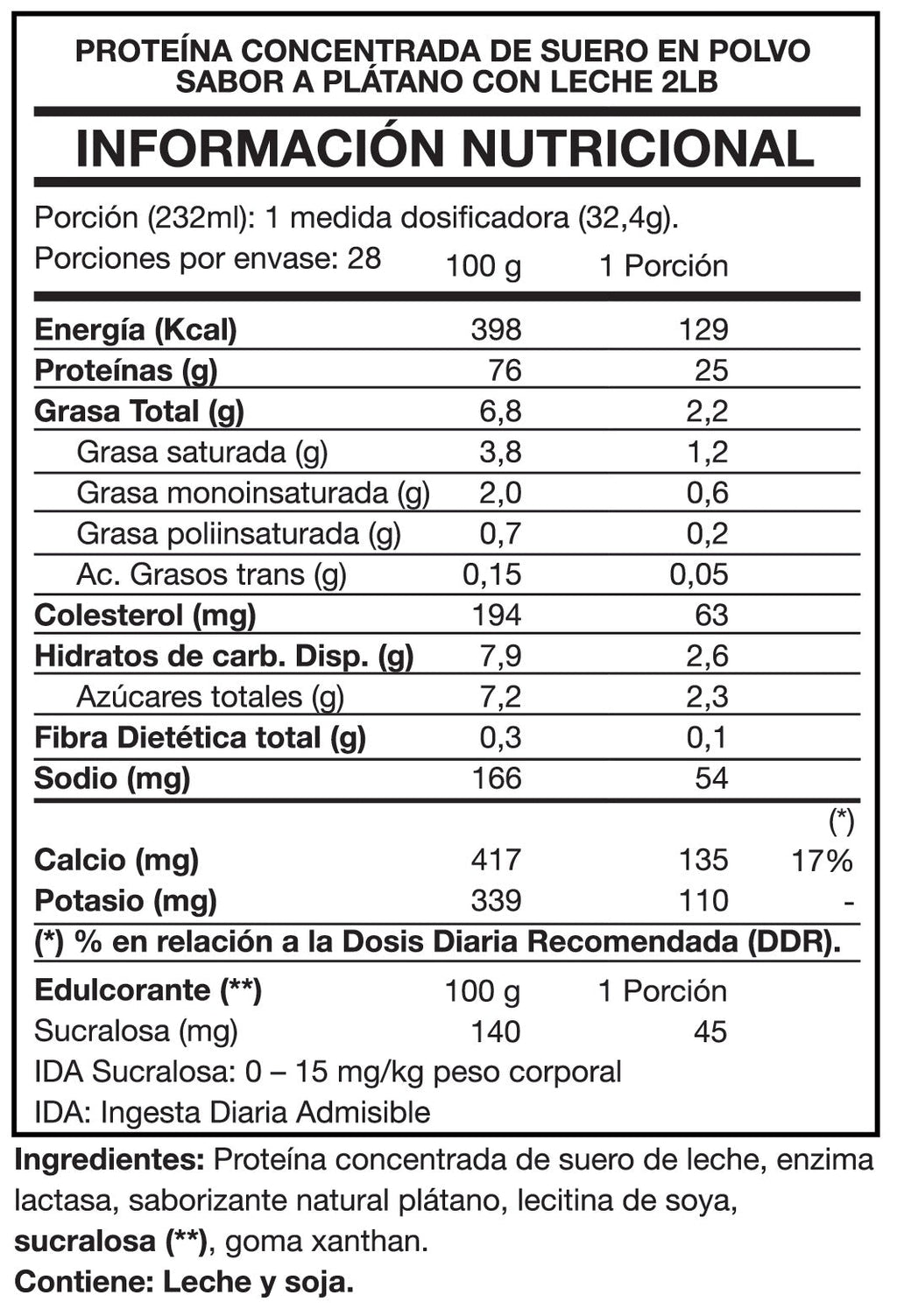Tasty Protein 2lbs