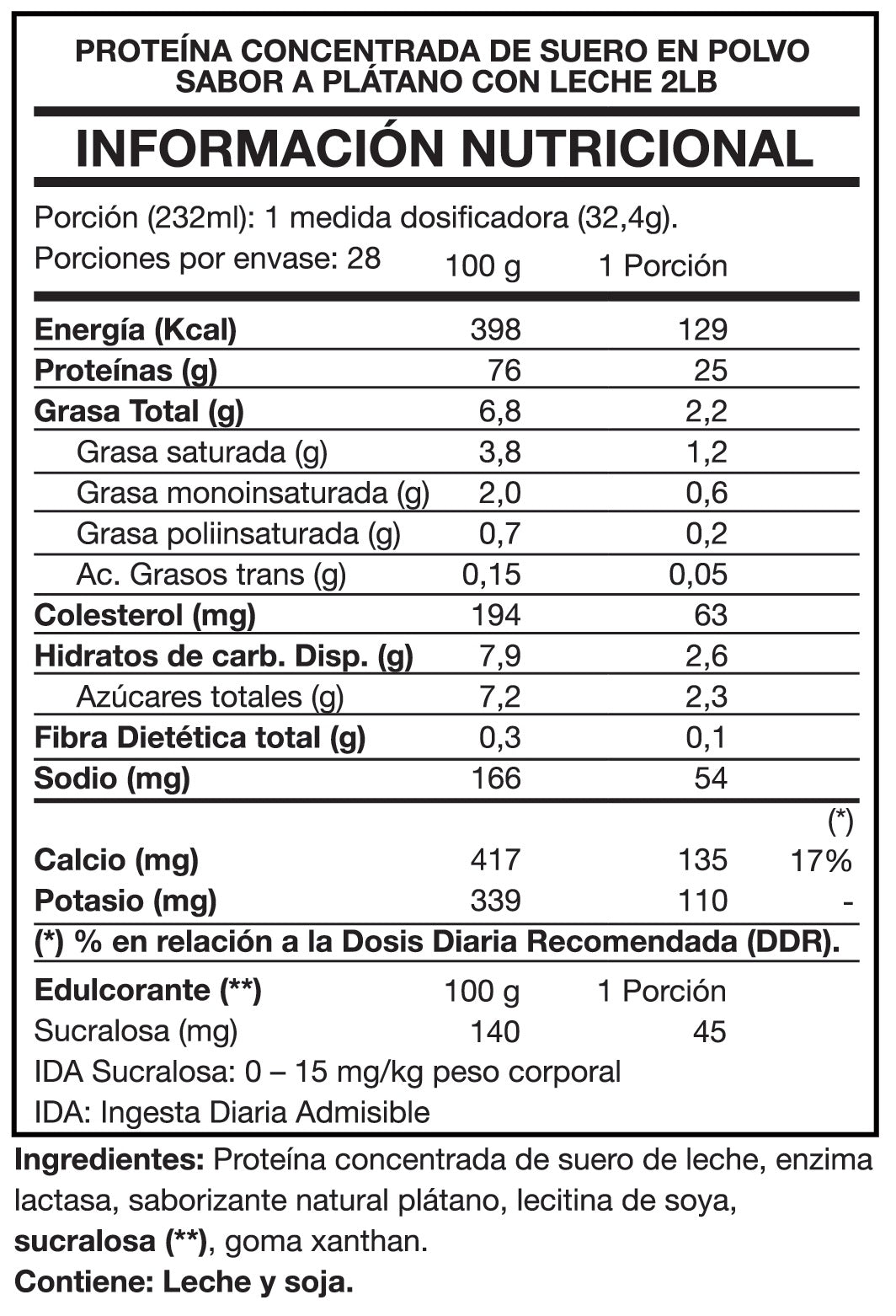 Tasty Protein 2lbs