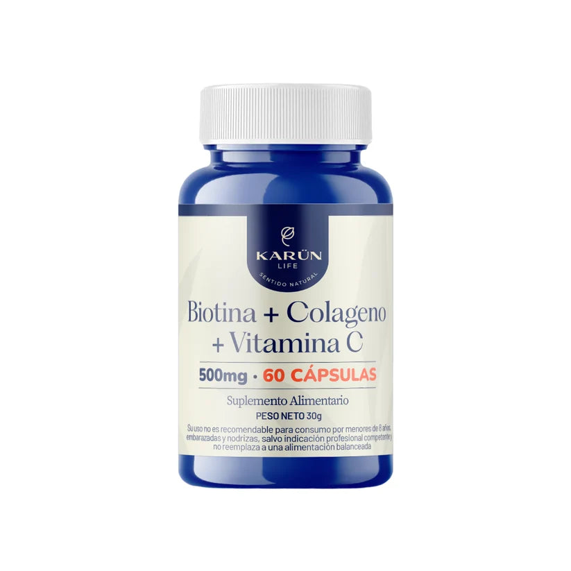 Biotina + Colágeno + VitC 60caps