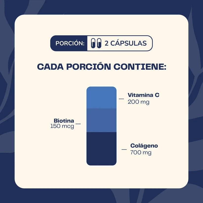 Biotina + Colágeno + VitC 60caps