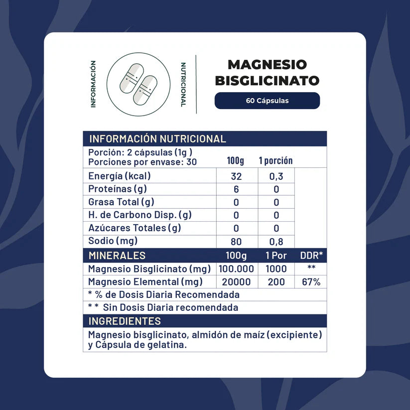 Magnesio Bisglicinato 60caps