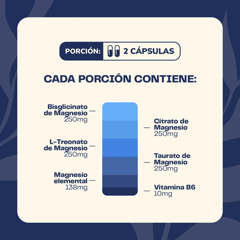Magnesio Complex 60caps (4 tipos)