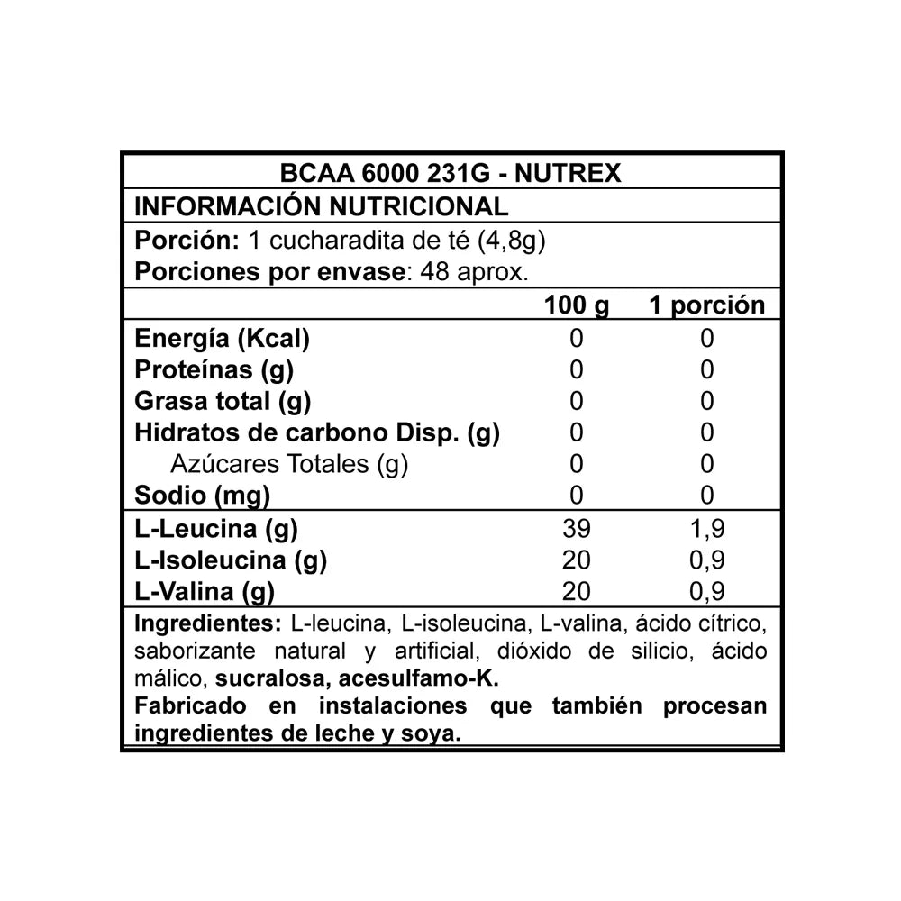 BCAA 6000 30sv Green Apple
